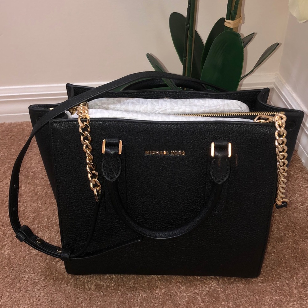 Micheal Kors Alessa satchel pebble leather - Picture 4 of 9